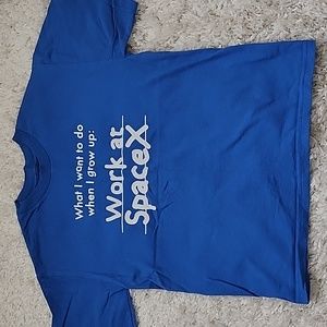 Space X tee M (9/10) blue (kt3)